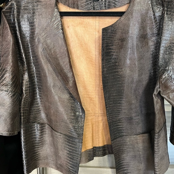 Lafayette 148 leather jacket - Picture 3 of 8